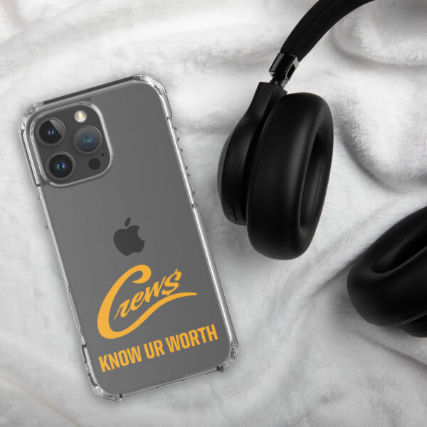 The Crews Brand - Gold Logo - Clear Case for iPhone - Image 62