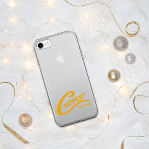 The Crews Brand - Gold Logo - Clear Case for iPhone - Image 24