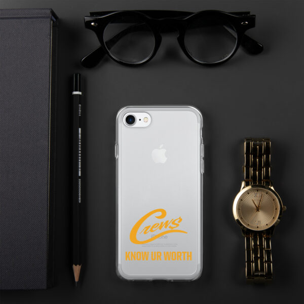 The Crews Brand - Gold Logo - Clear Case for iPhone - Image 70
