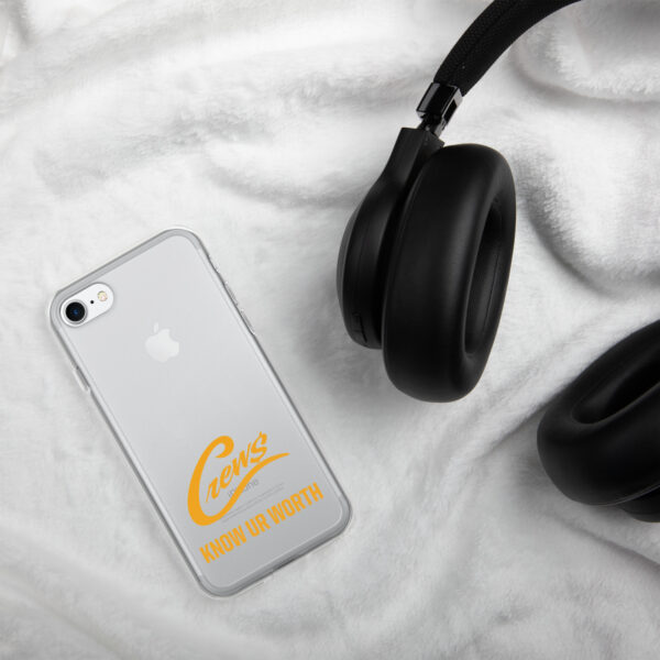 The Crews Brand - Gold Logo - Clear Case for iPhone - Image 71