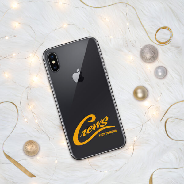 The Crews Brand - Gold Logo - Clear Case for iPhone - Image 26