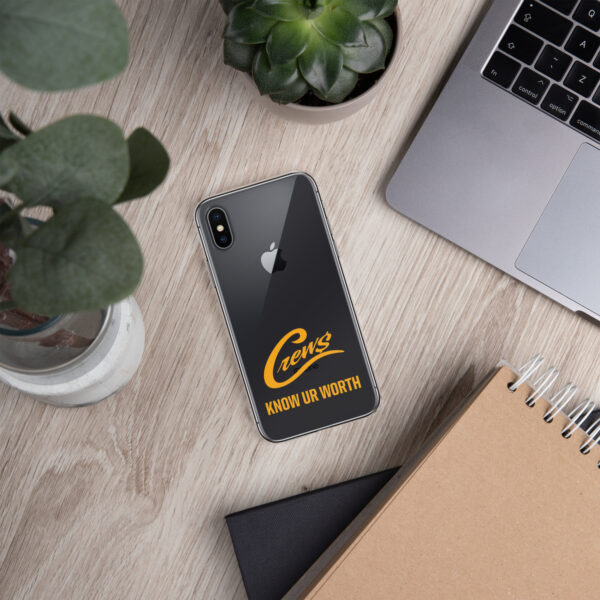 The Crews Brand - Gold Logo - Clear Case for iPhone - Image 78