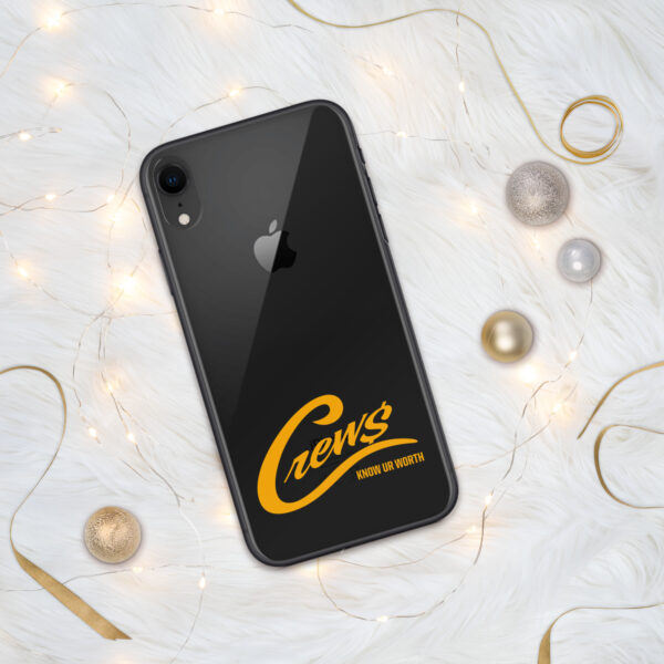 The Crews Brand - Gold Logo - Clear Case for iPhone - Image 27