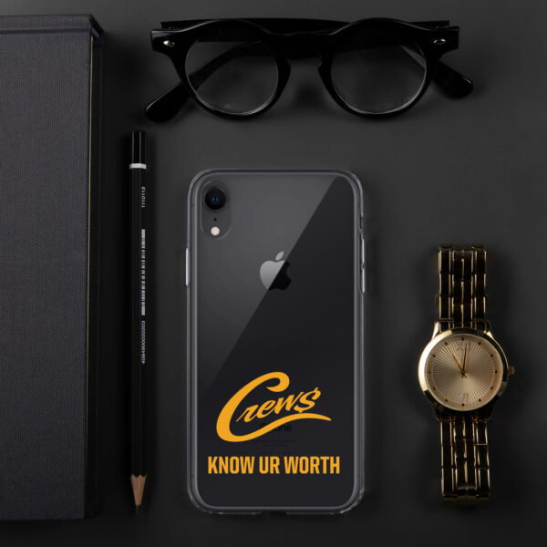 The Crews Brand - Gold Logo - Clear Case for iPhone - Image 79