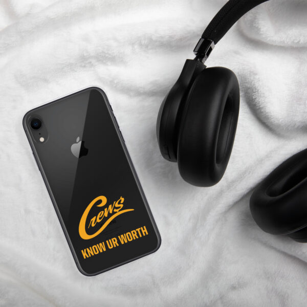 The Crews Brand - Gold Logo - Clear Case for iPhone - Image 80