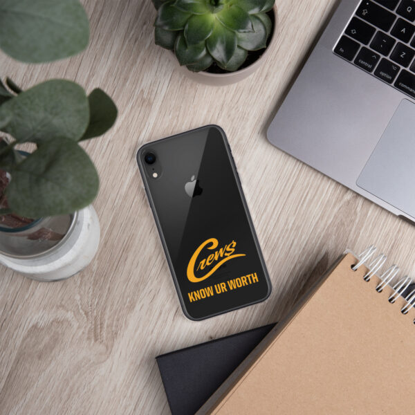 The Crews Brand - Gold Logo - Clear Case for iPhone - Image 81