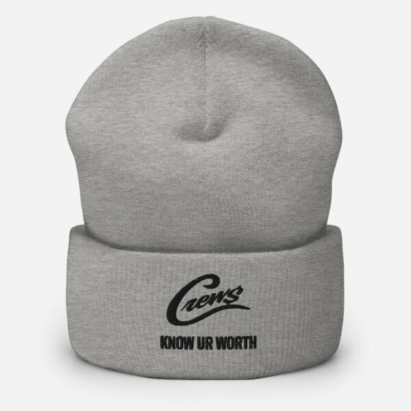 The Crews Brand - Black Logo - Cuffed Beanie - Image 2