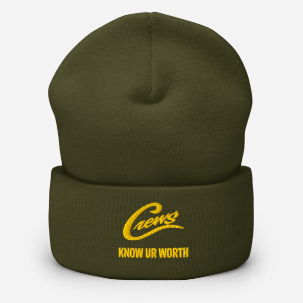 The Crews Brand - Gold Logo - Cuffed Beanie - Image 7