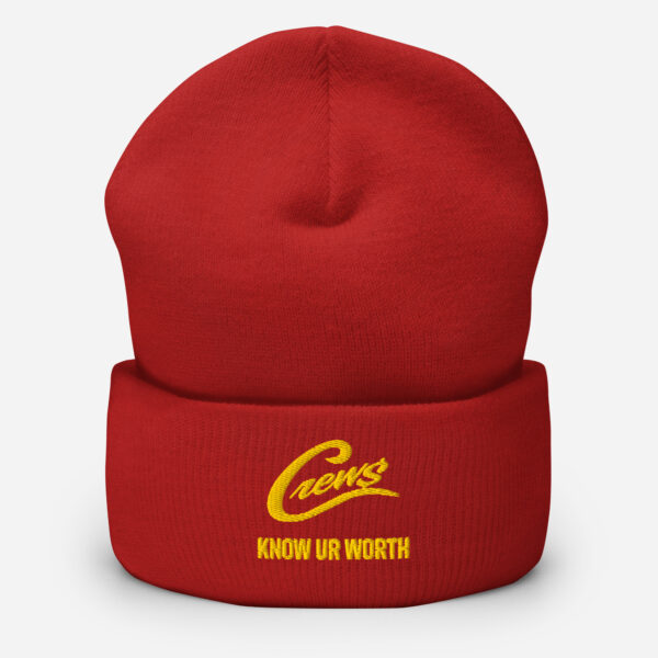 The Crews Brand - Gold Logo - Cuffed Beanie - Image 6