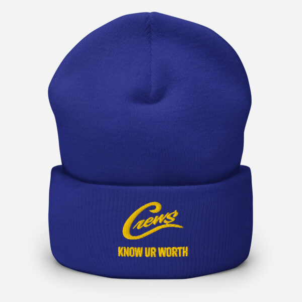 The Crews Brand - Gold Logo - Cuffed Beanie - Image 5