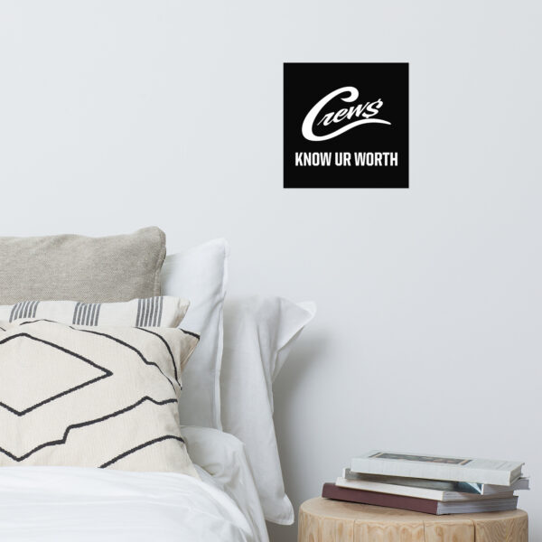 The Crews Brand - White Logo - Poster - Image 3