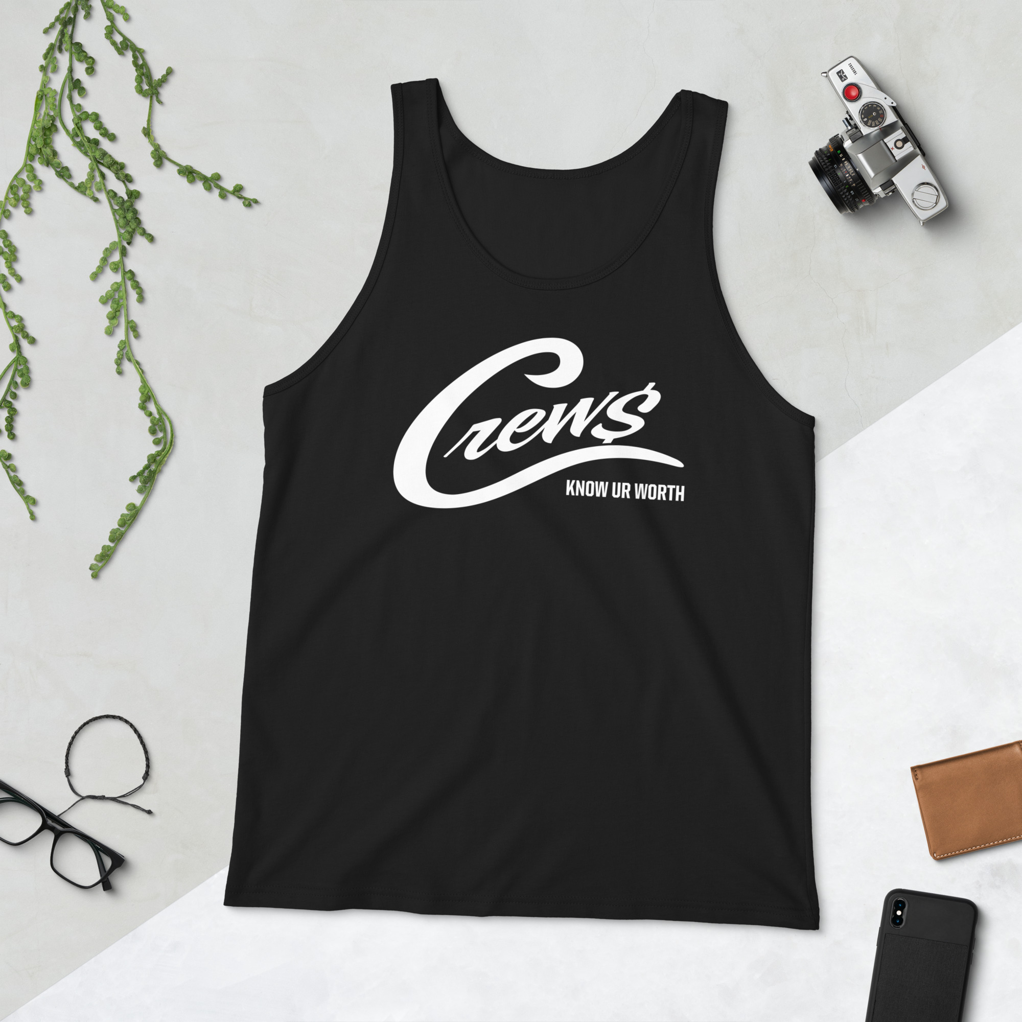 The Crews Brand - White Logo - Tank Top