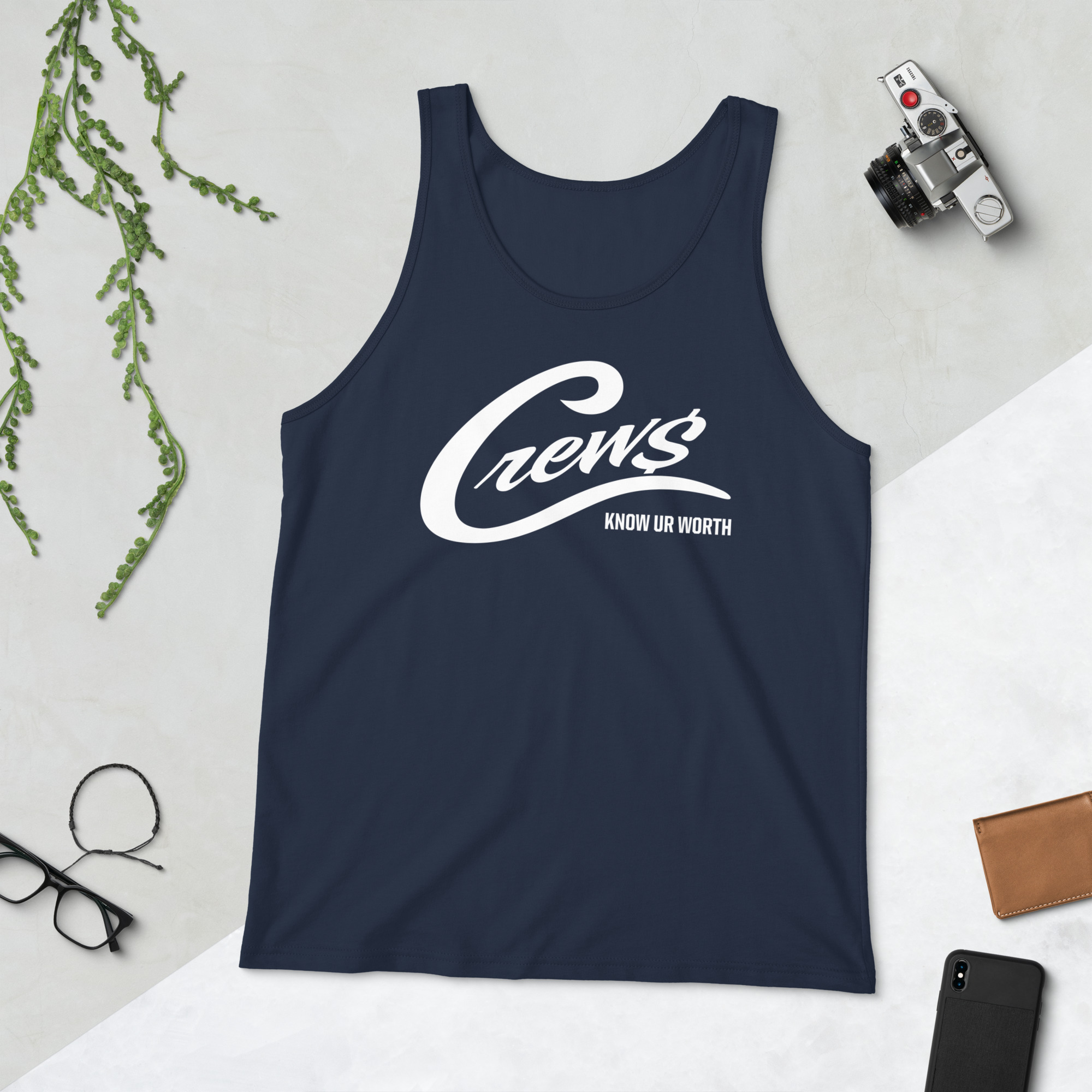 The Crews Brand - White Logo - Tank Top - Image 2