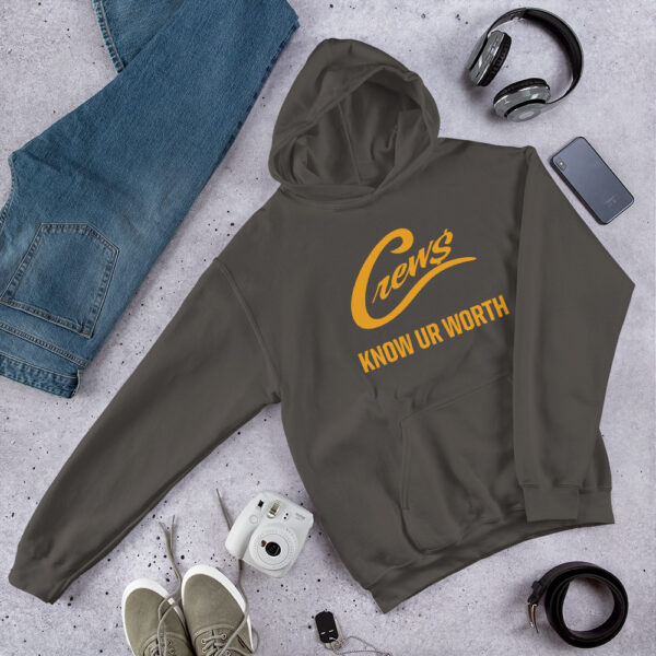 The Crews Brand - Gold Logo - Unisex Hoodie - Image 8