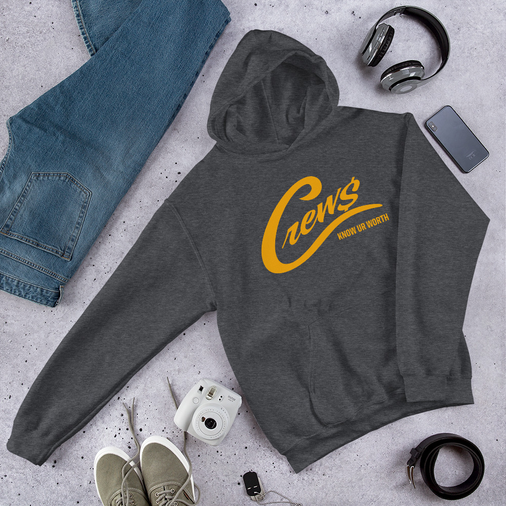 The Crews Brand - Gold Logo - Unisex Hoodie - Image 6