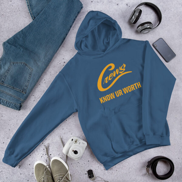 The Crews Brand - Gold Logo - Unisex Hoodie - Image 9