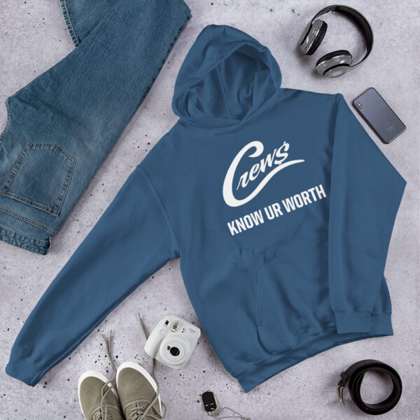 The Crews Brand - White Logo - Unisex Hoodie - Image 9