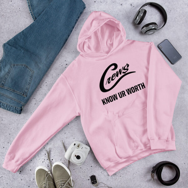 The Crews Brand - Black Logo - Unisex Hoodie - Image 6