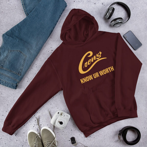 The Crews Brand - Gold Logo - Unisex Hoodie - Image 3