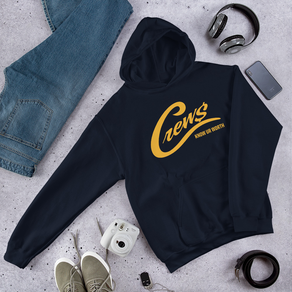 The Crews Brand - Gold Logo - Unisex Hoodie - Image 2