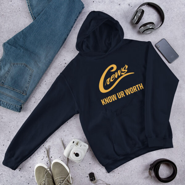 The Crews Brand - Gold Logo - Unisex Hoodie - Image 2