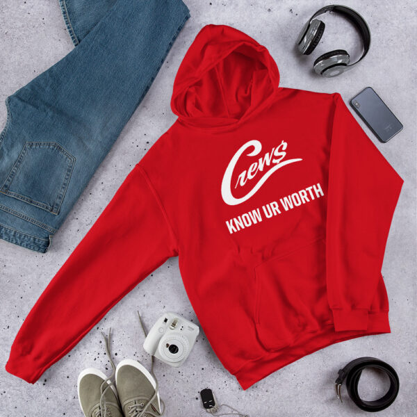 The Crews Brand - White Logo - Unisex Hoodie - Image 5