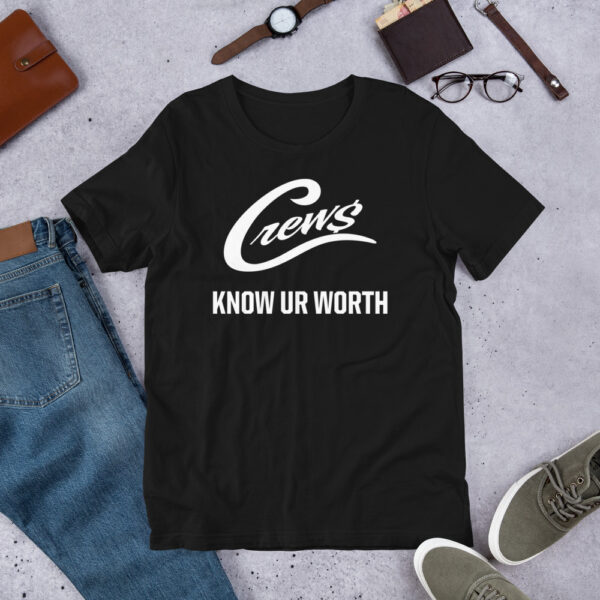 The Crews Brand - White Logo - Unisex T-shirt