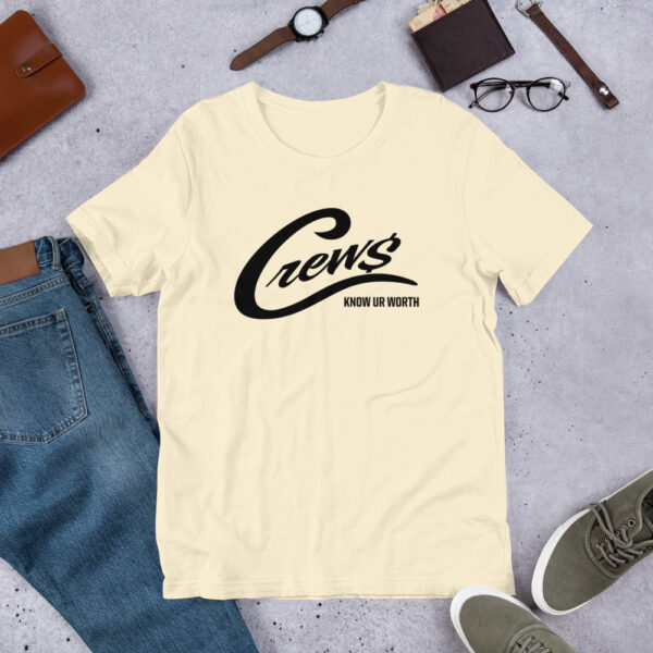 The Crews Brand - Black Logo - Unisex T-shirt - Image 10