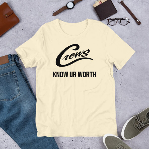 The Crews Brand - Black Logo - Unisex T-shirt - Image 10