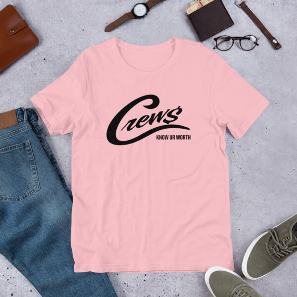 The Crews Brand - Black Logo - Unisex T-shirt - Image 6
