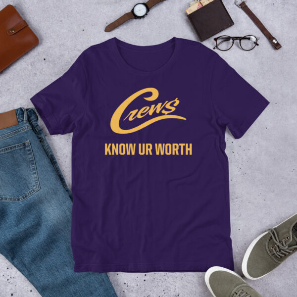 The Crews Brand - Gold Logo - Unisex T-shirt - Image 2