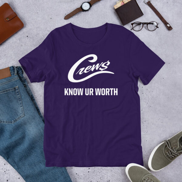 The Crews Brand - White Logo - Unisex T-shirt - Image 2