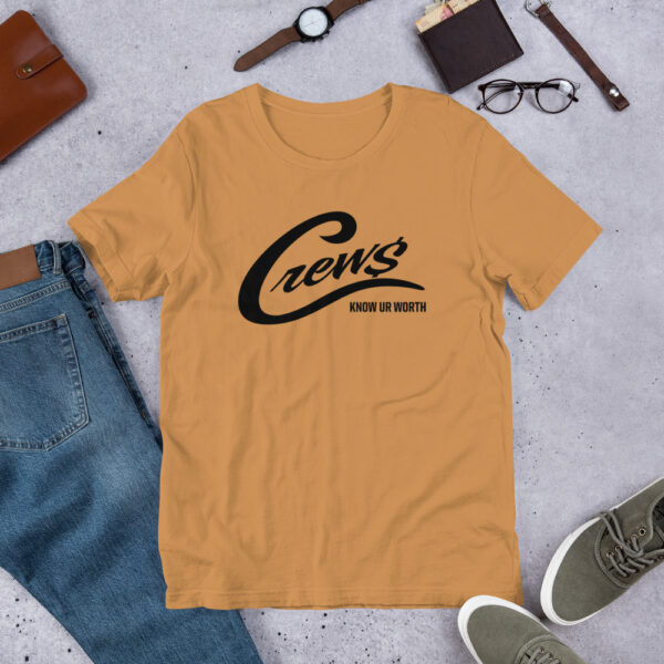 The Crews Brand - Black Logo - Unisex T-shirt - Image 3