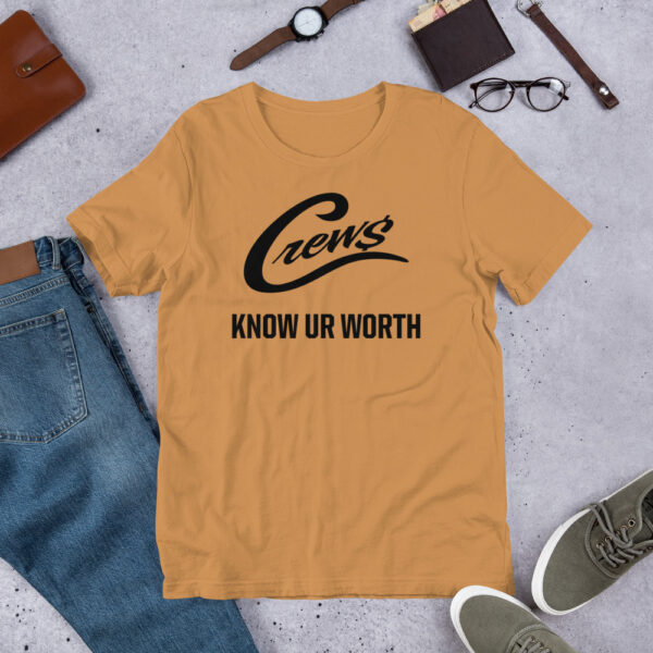 The Crews Brand - Black Logo - Unisex T-shirt - Image 3