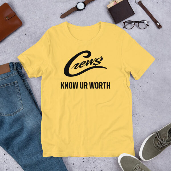 The Crews Brand - Black Logo - Unisex T-shirt - Image 8